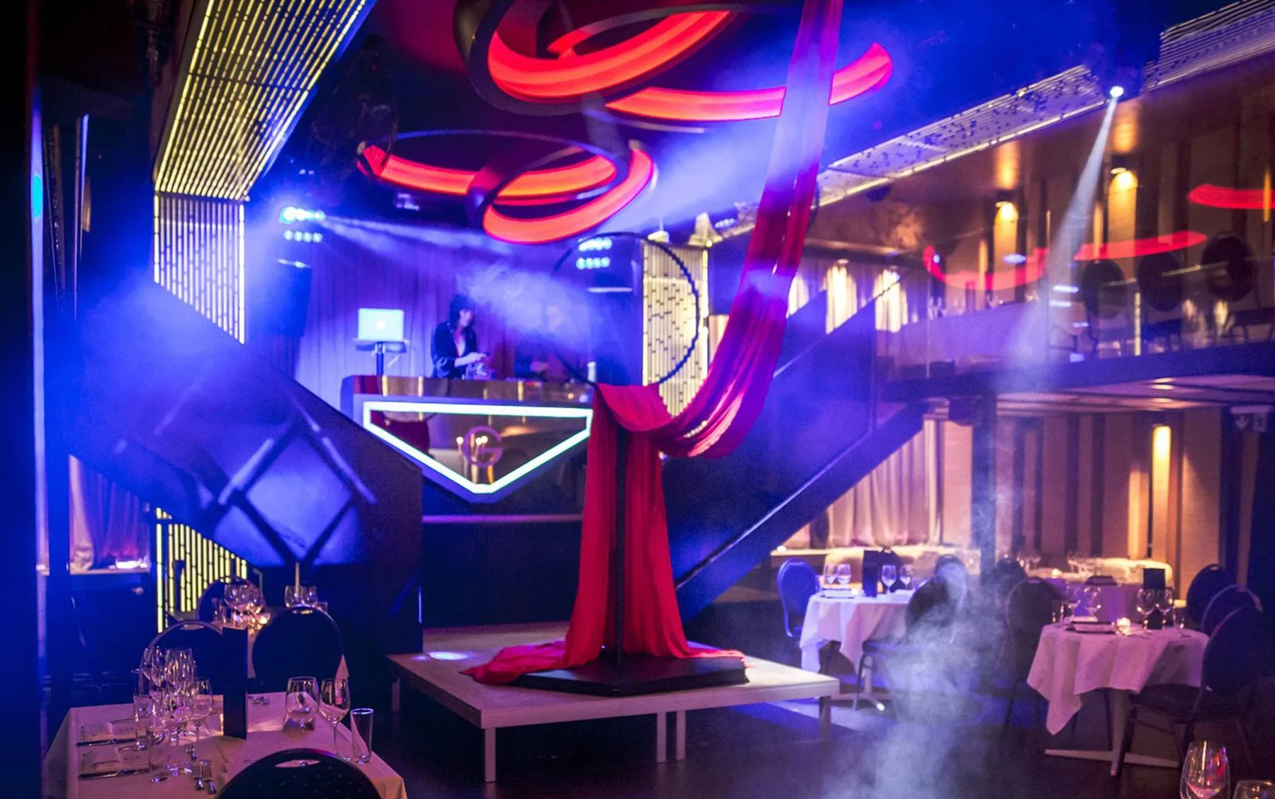 Interior view of Gallery Club