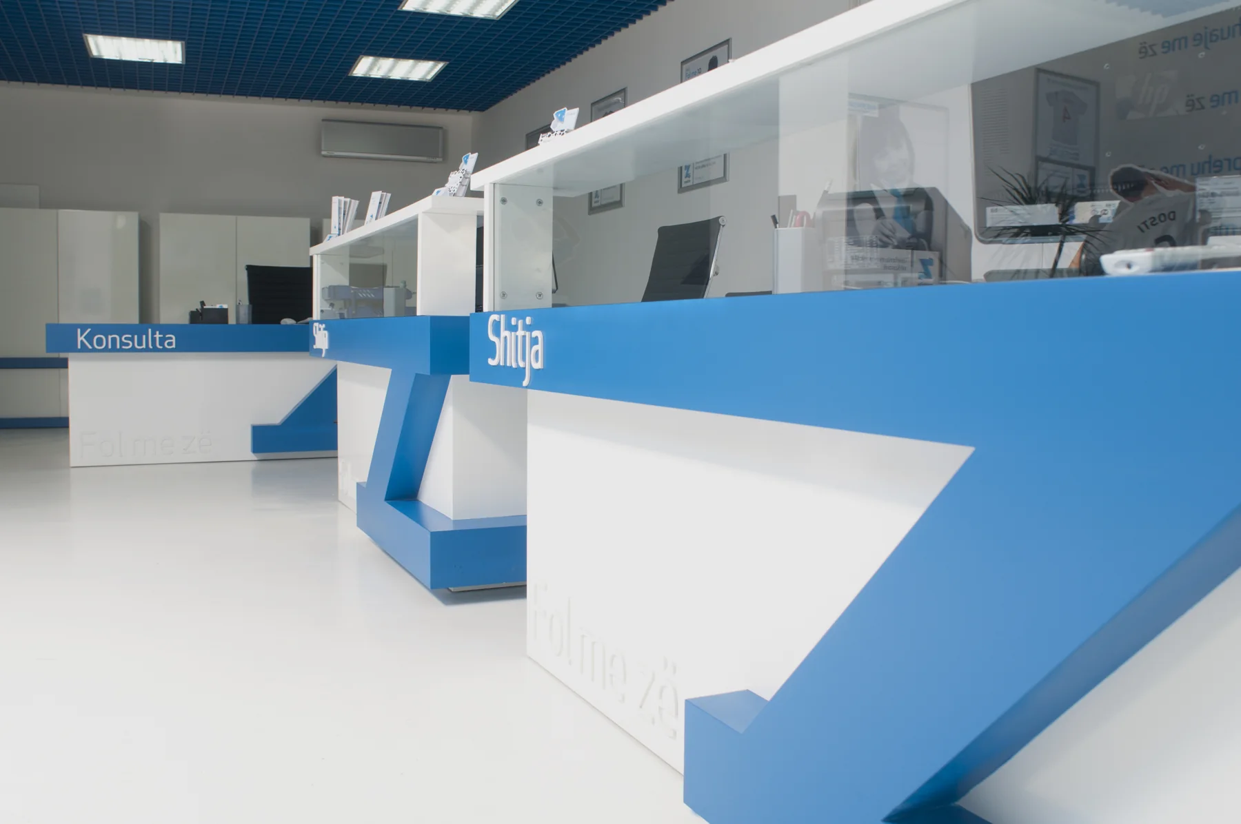 Interior view of Z-Mobile Kosova